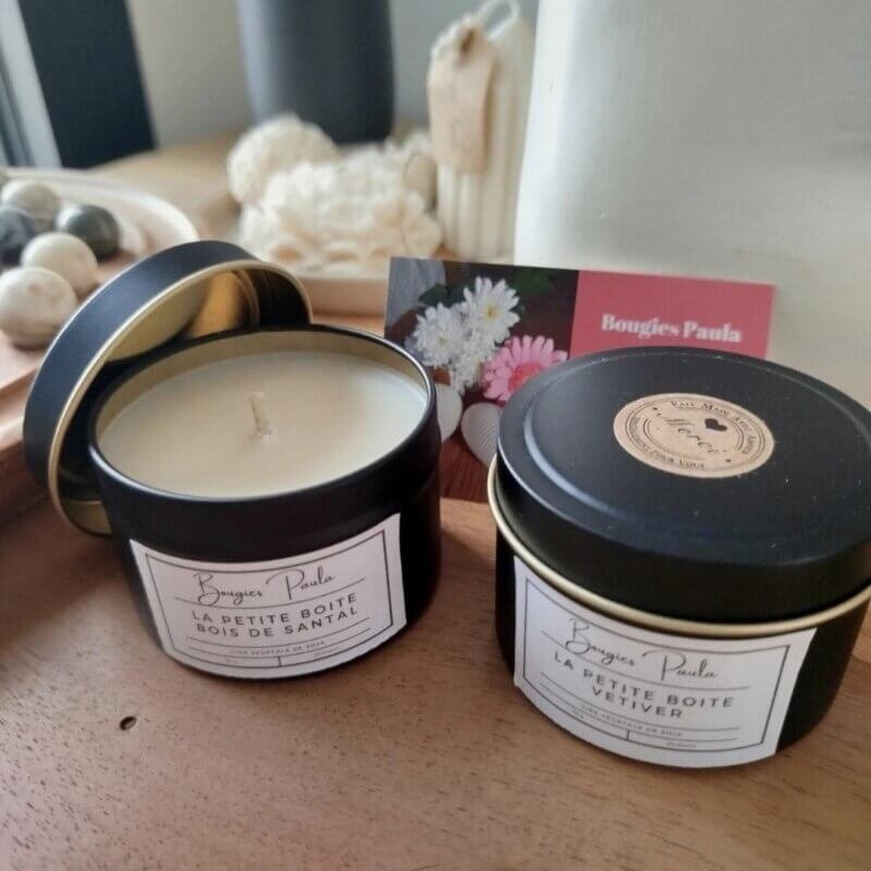 Bougie parfumée au vetiver.